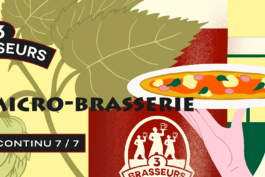 Détail d'une illustration pour une fresque géante réalisée pour les 3 Brasseurs à Toulouse Labège.