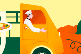 Détail d'une illustration pour une fresque géante réalisée pour les 3 Brasseurs à Toulouse Labège.