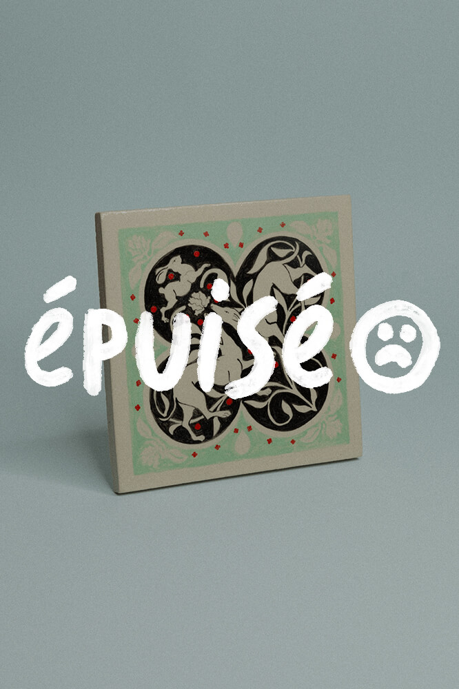 Carreau IllustrationLerviers Vert épuisé