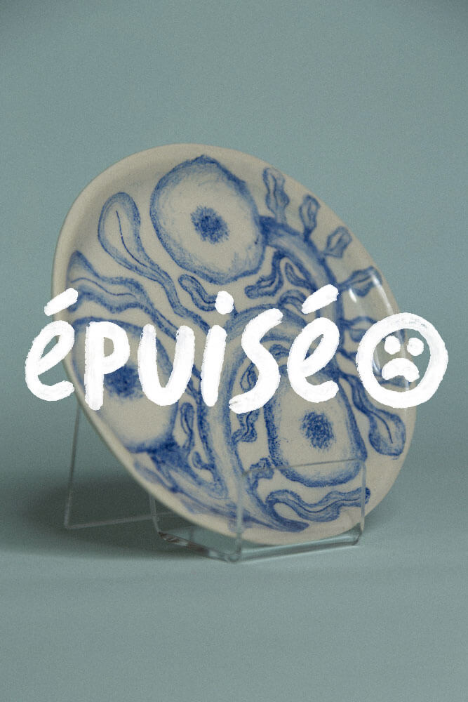 Yollema tasses crayon assiette coquelicot EPUISE